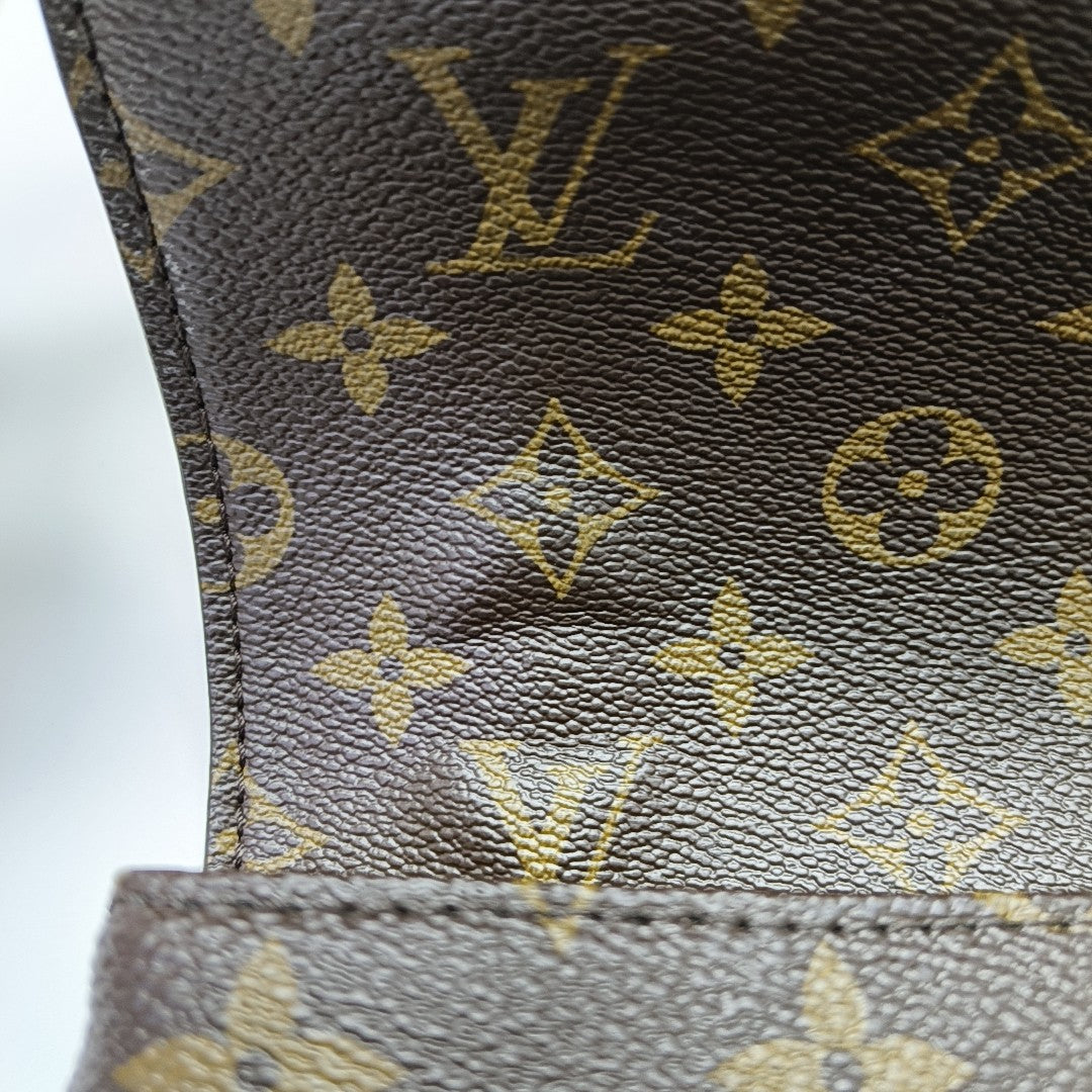 MÉTIS MM Monogram Coated Canvas Brown