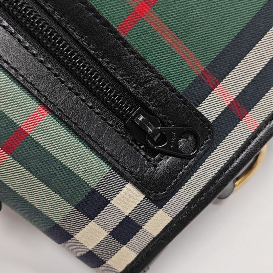 Fabric Shoulder Bag Green