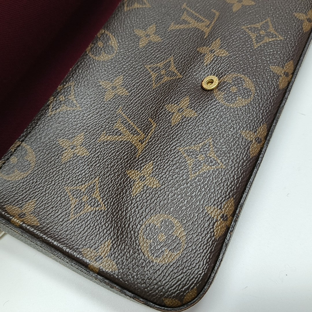 FÉLICIE Monogram Coated Canvas Brown