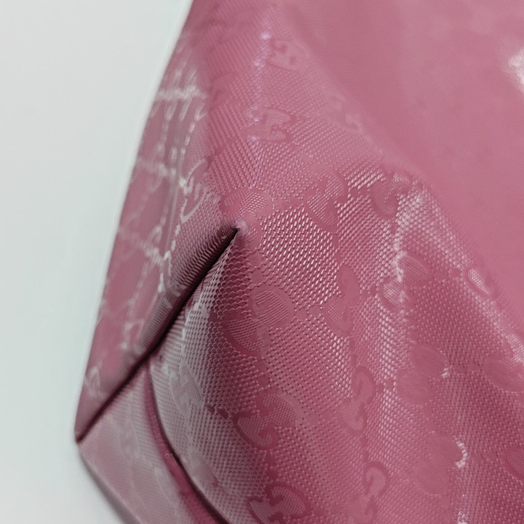 GG Imprime Monogram Coated Canvas Pink