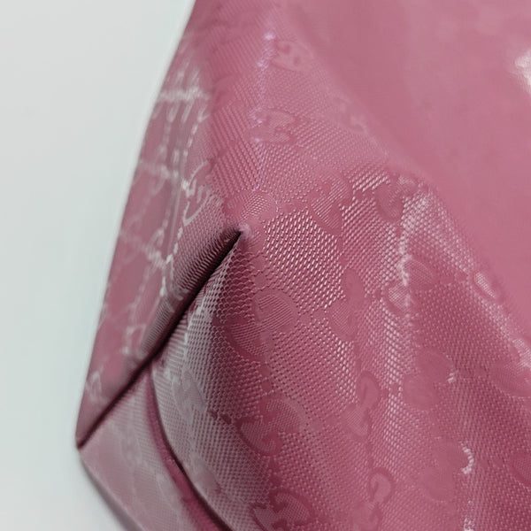 GG Imprime Monogram Coated Canvas Pink