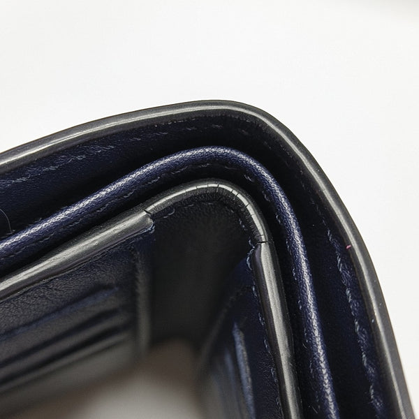 Calfskin Wallet Blue