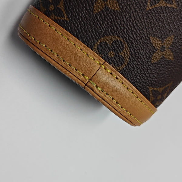 FOLD ME Monogram Coated Canvas Brown