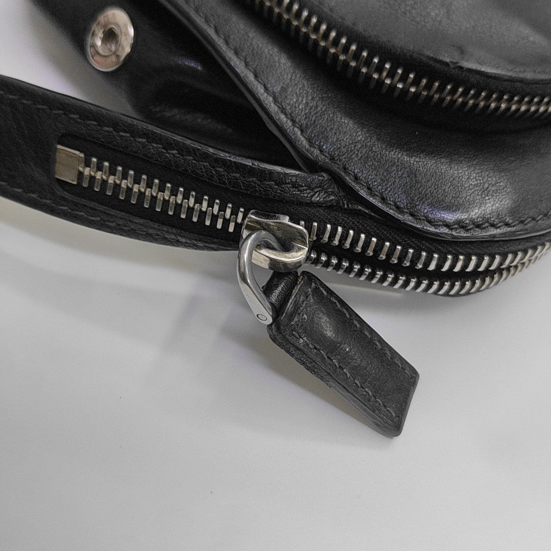 Calfskin Clutch Black