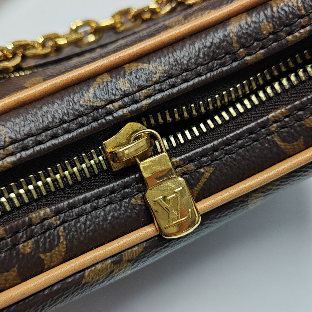 LOOP Monogram Coated Canvas Brown