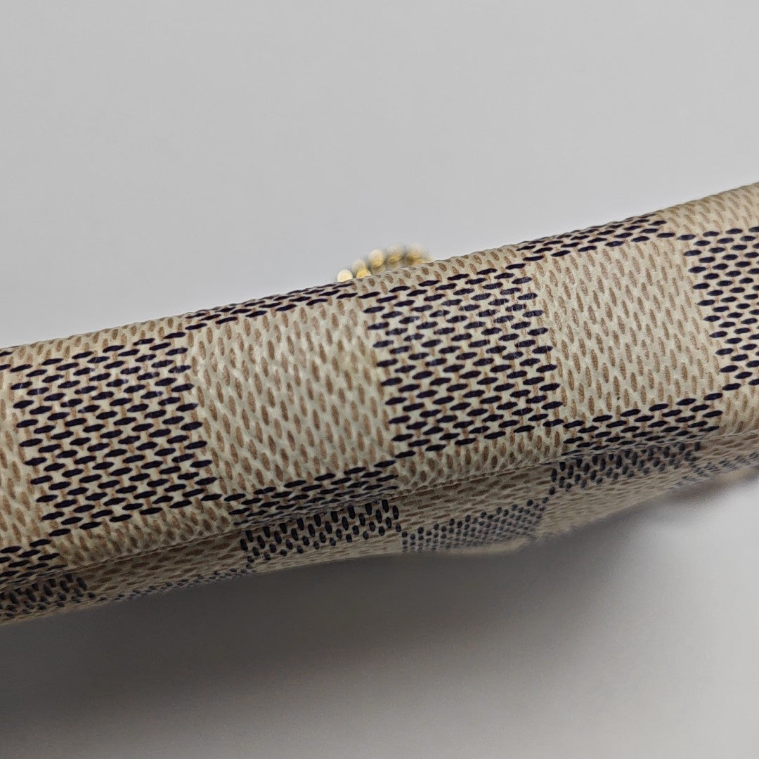 ACCESSOIRES Mini Damier Azur Coated Canvas White