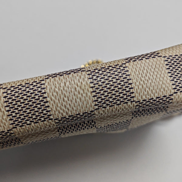 ACCESSOIRES Mini Damier Azur Coated Canvas White