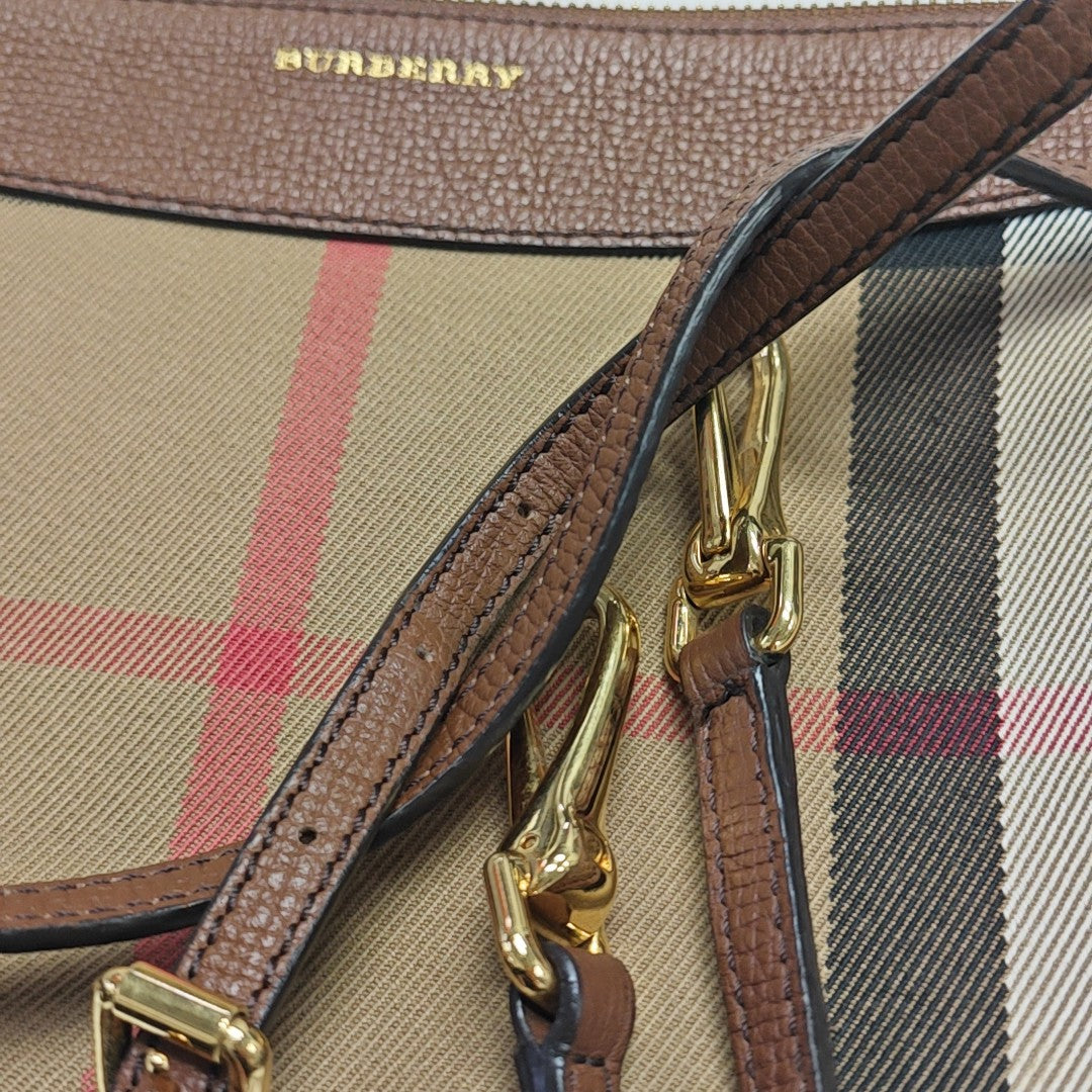 Canvas Shoulder Bag Brown