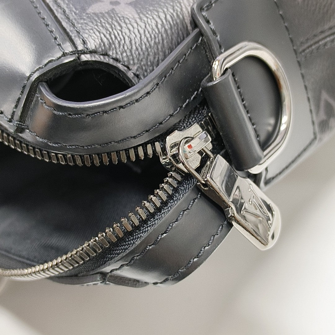 EXPLORER Monogram Coated Canvas Black