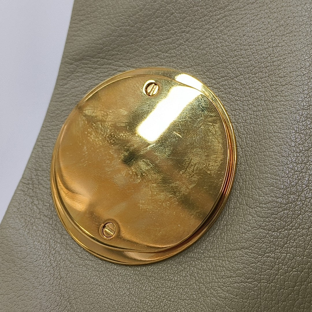 Calfskin Shoulder Bag Beige