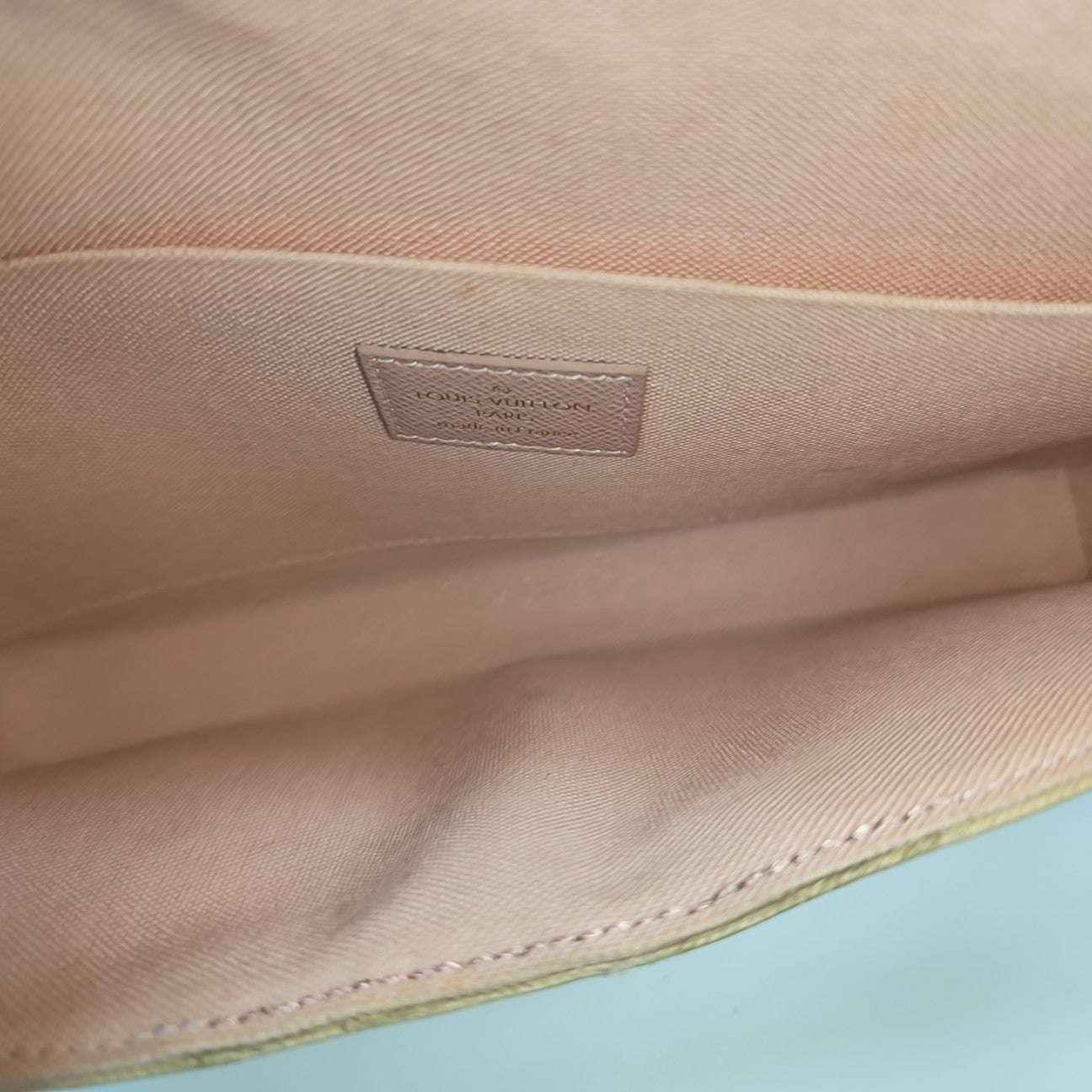 FÉLICIE Damier Azur Coated Canvas White