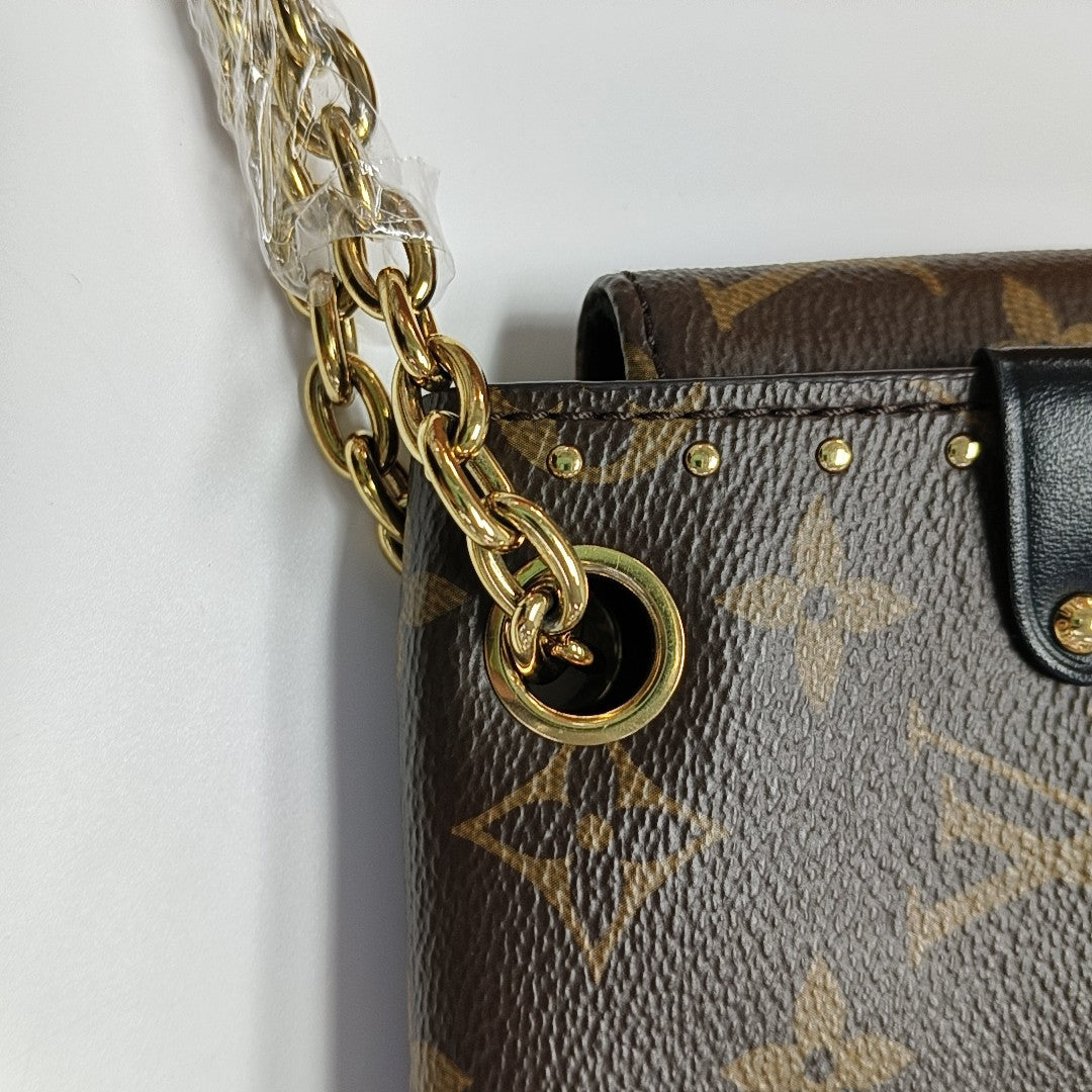 TRUNKIE Monogram Coated Canvas Brown