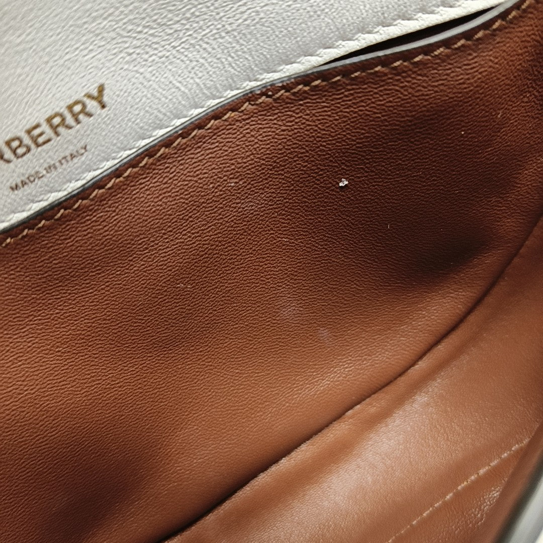 Olympia Mini Quilted Lambskin White