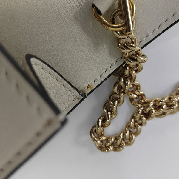 Sylvie Super Mini Calfskin White