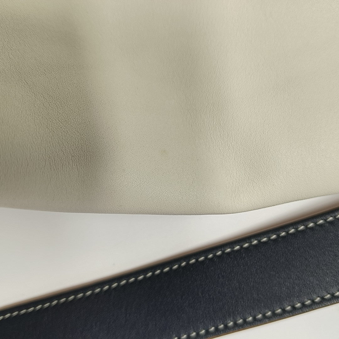 TWISTED CABAS Small Calfskin Gray