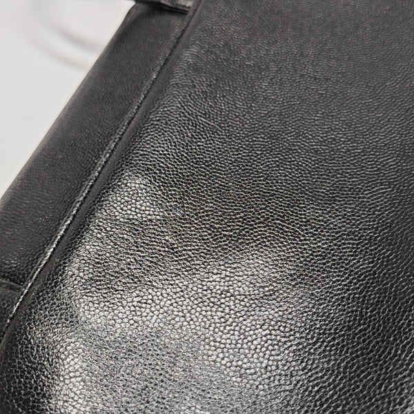 Calfskin Shoulder Bag Black