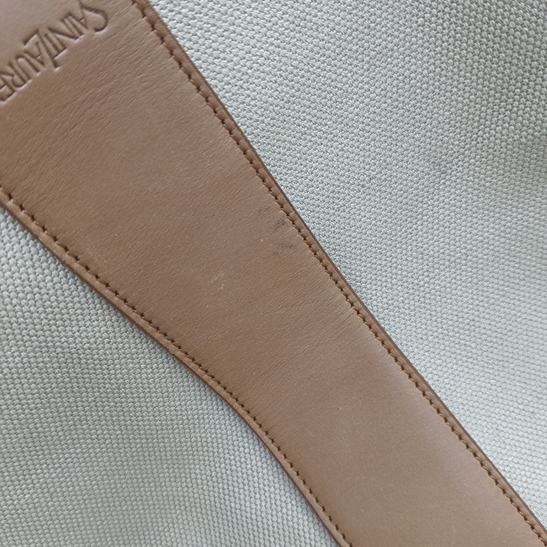 Y Quilted Canvas Beige