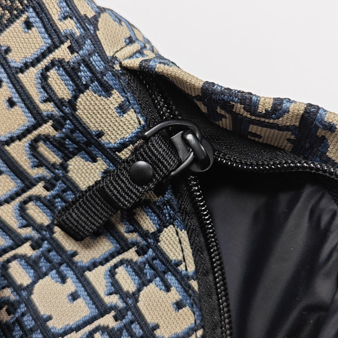 Diortravel Oblique Canvas Blue