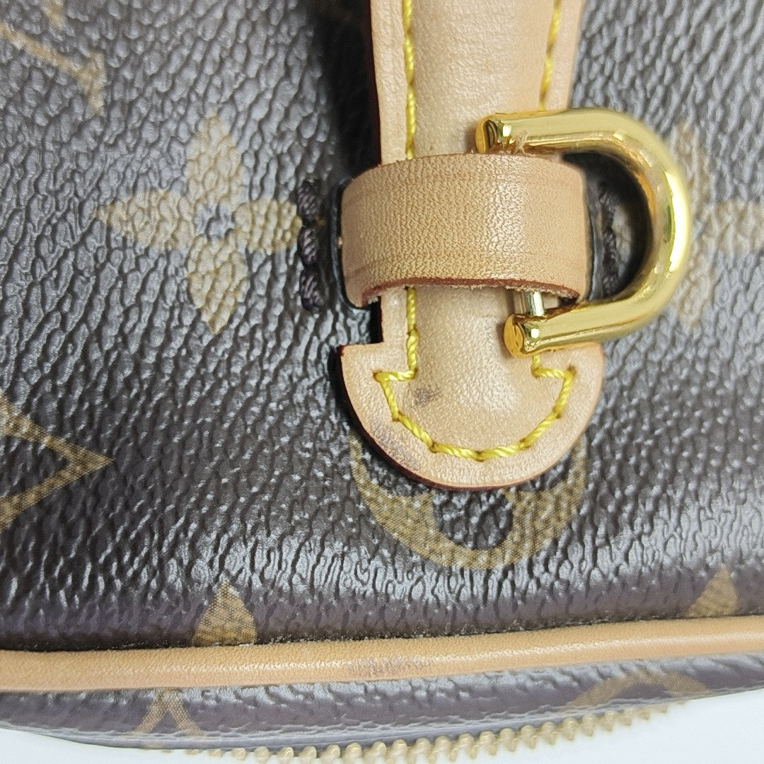 NICE Mini Monogram Coated Canvas Brown