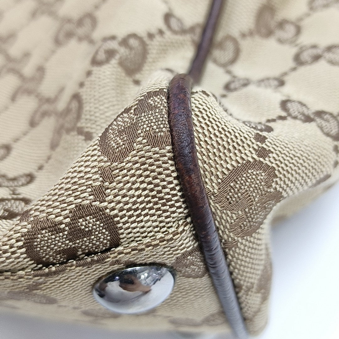 Monogram Canvas Tote Bag Beige
