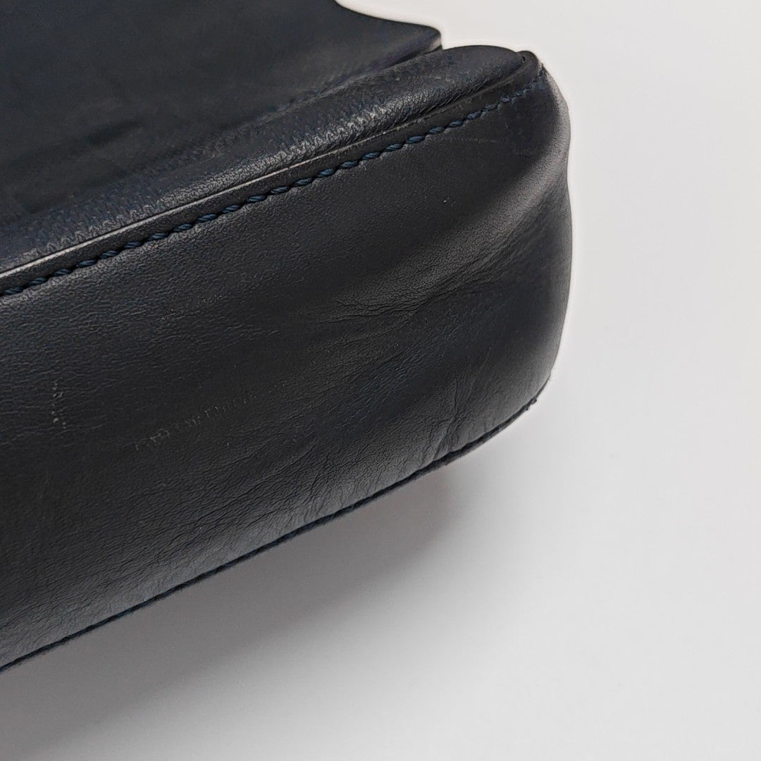 DISTRICT Damier Calfskin Blue