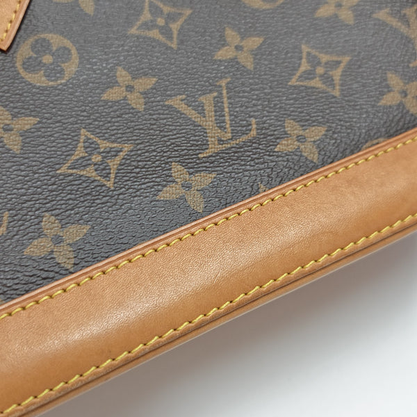 ALMA BB Monogram Coated Canvas Brown
