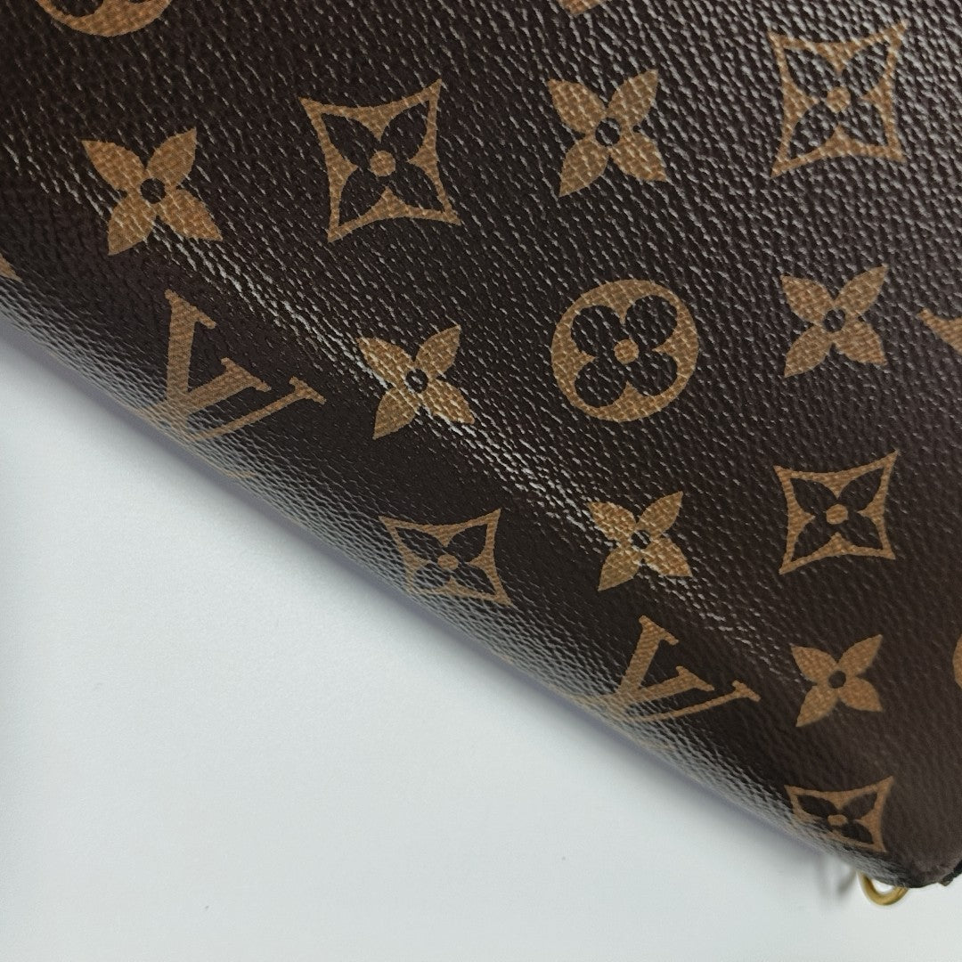 FÉLICIE Monogram Coated Canvas Brown