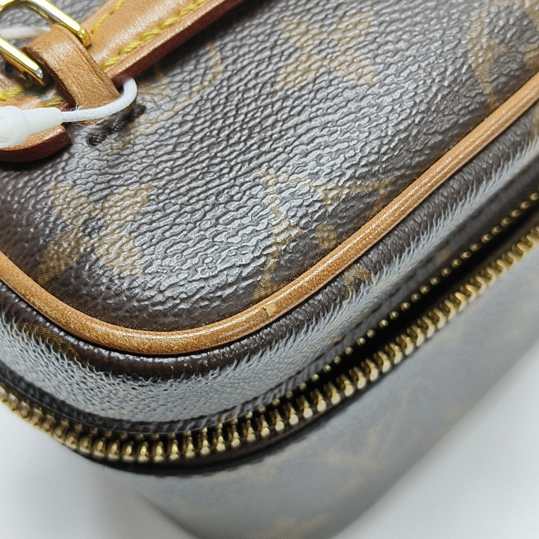 NICE Super Mini Monogram Coated Canvas Brown