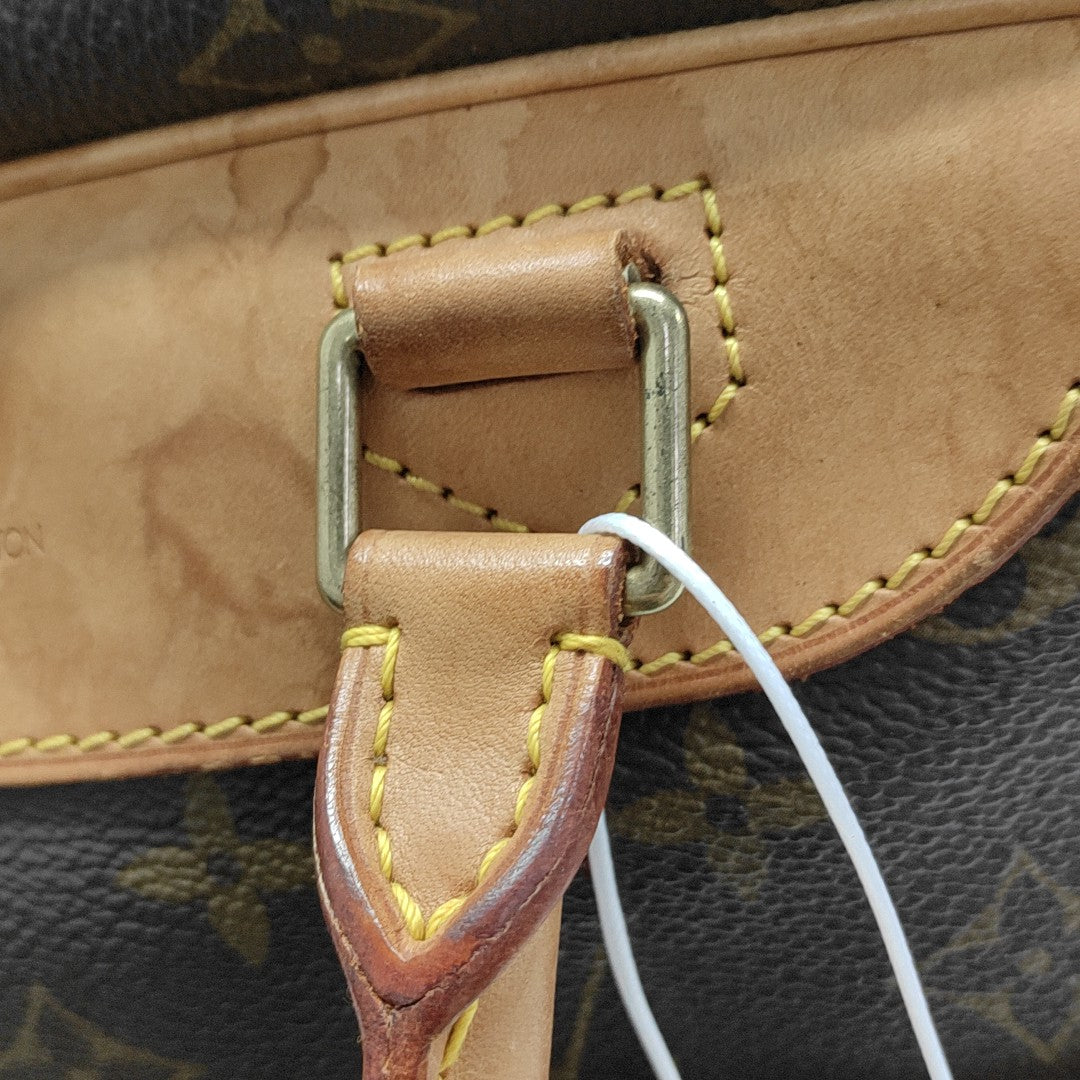 DEAUVILLE Monogram Coated Canvas Brown