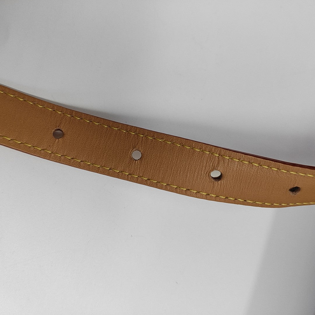 TAMBOURINE Monogram Coated Canvas Brown