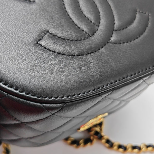Quilted Lambskin Black
