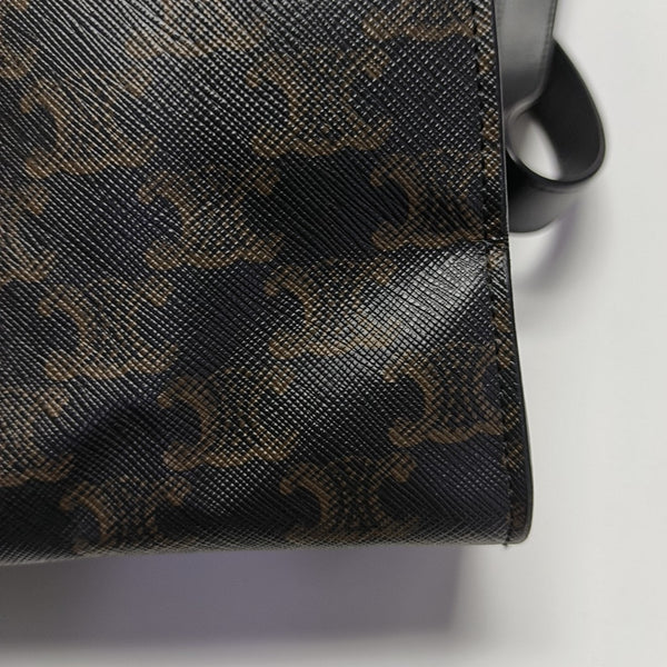 CABAS CELINE Small Coated Canvas Black