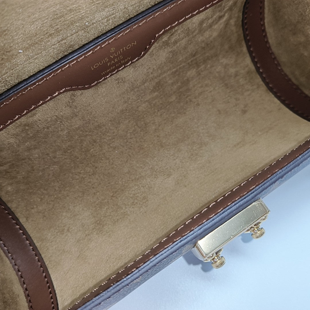 PAPILLON 19 Monogram Coated Canvas Brown