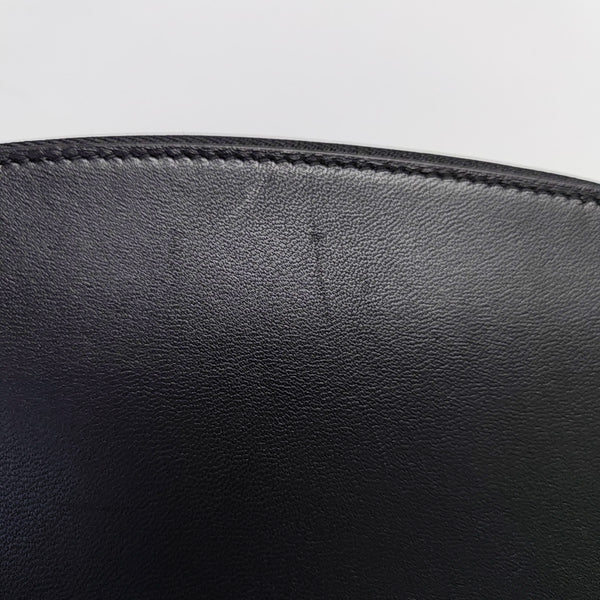 SHIELD Large Lambskin Black Wallet