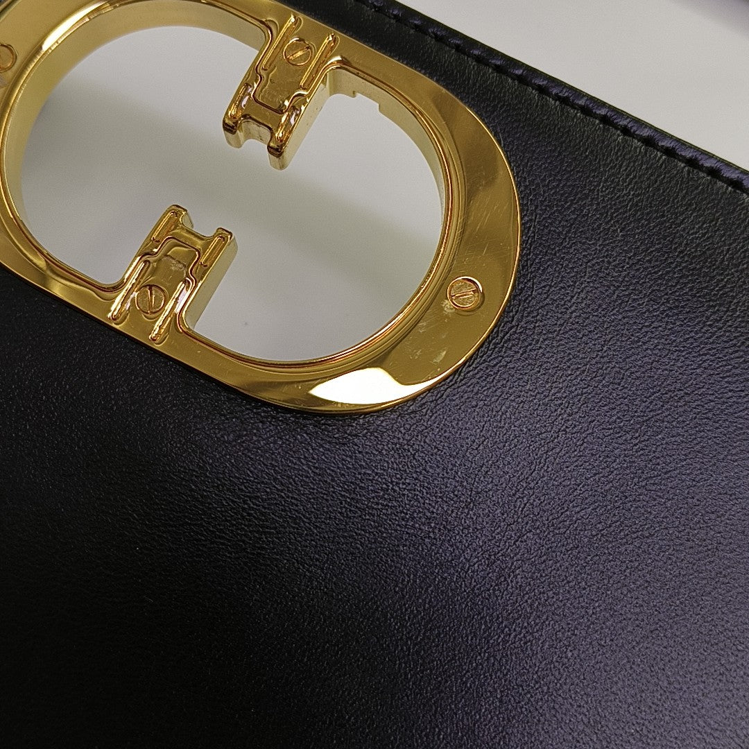 Dior Caro Medium Cannage Calfskin Black