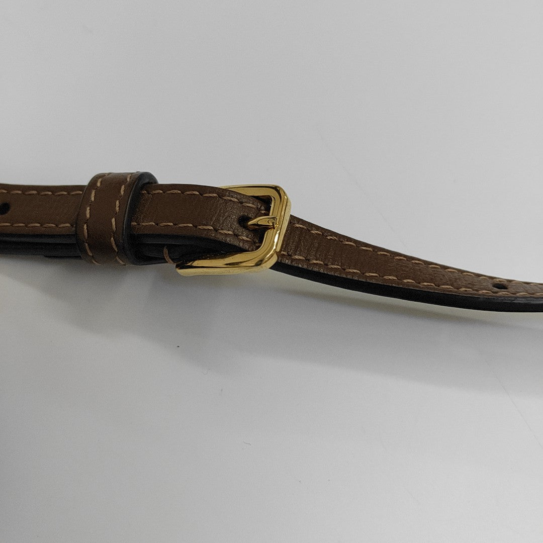 Horsebit 1955 Mini Coated Canvas Beige
