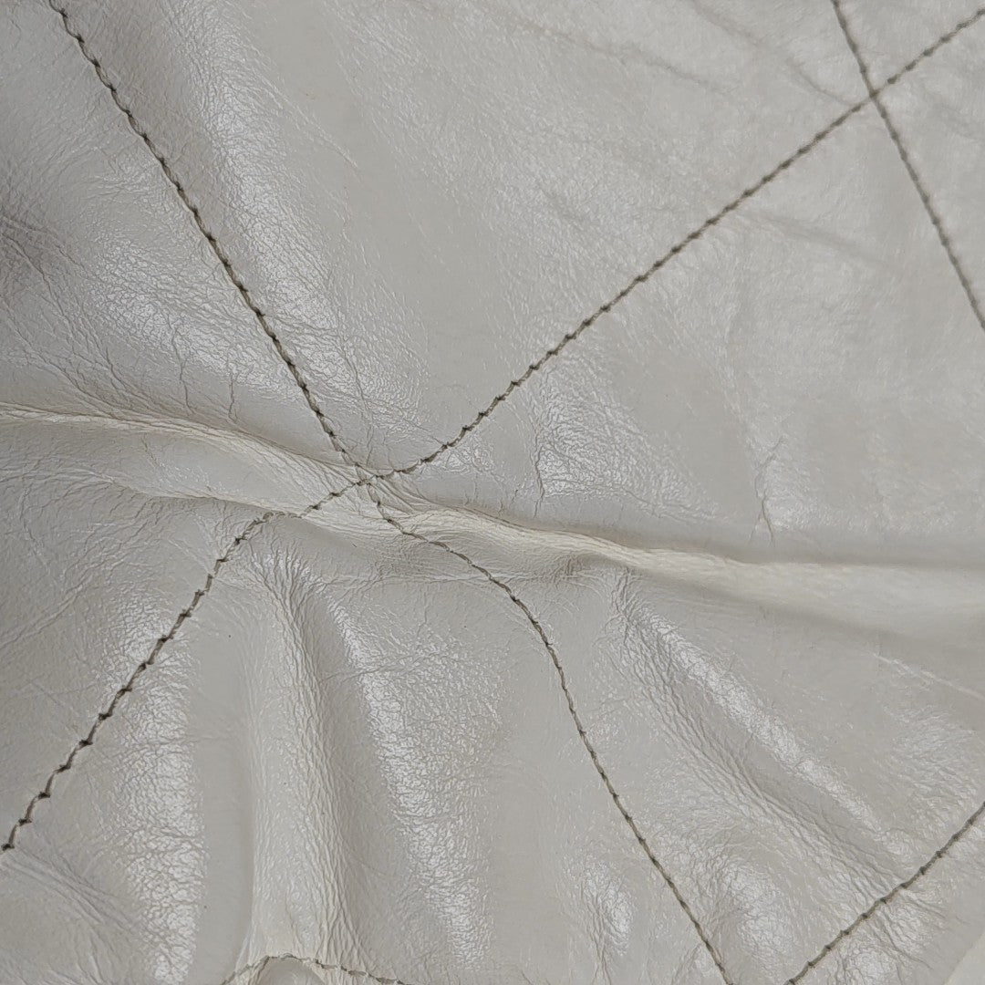 CHANEL 22 Mini Quilted Calfskin White