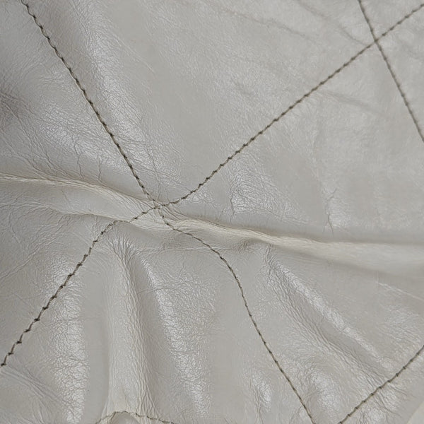 CHANEL 22 Mini Quilted Calfskin White