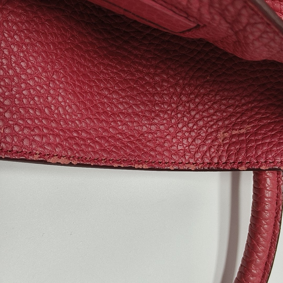 Baynard Calfskin Red