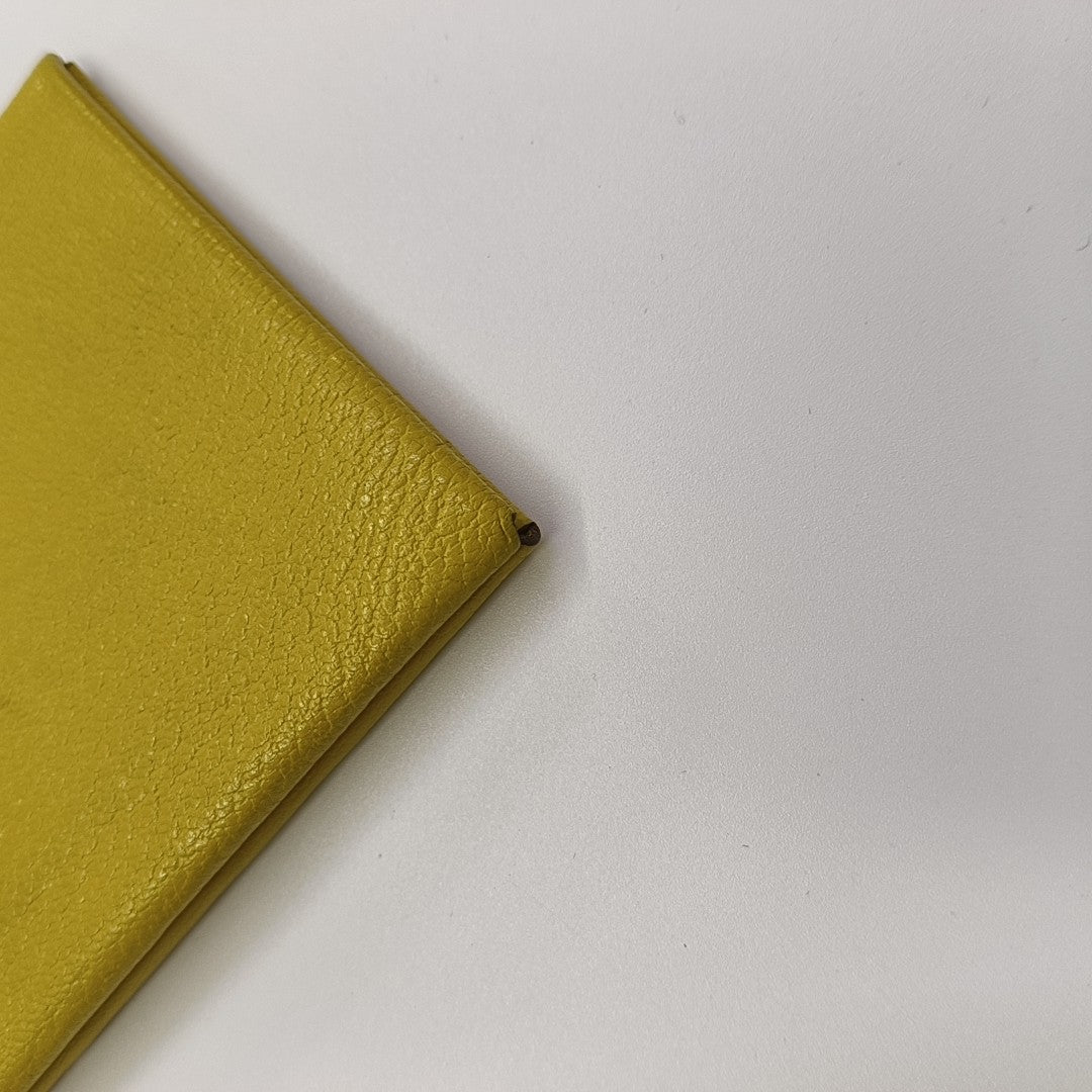 Calvi Chèvre Mysore Yellow Card Holder