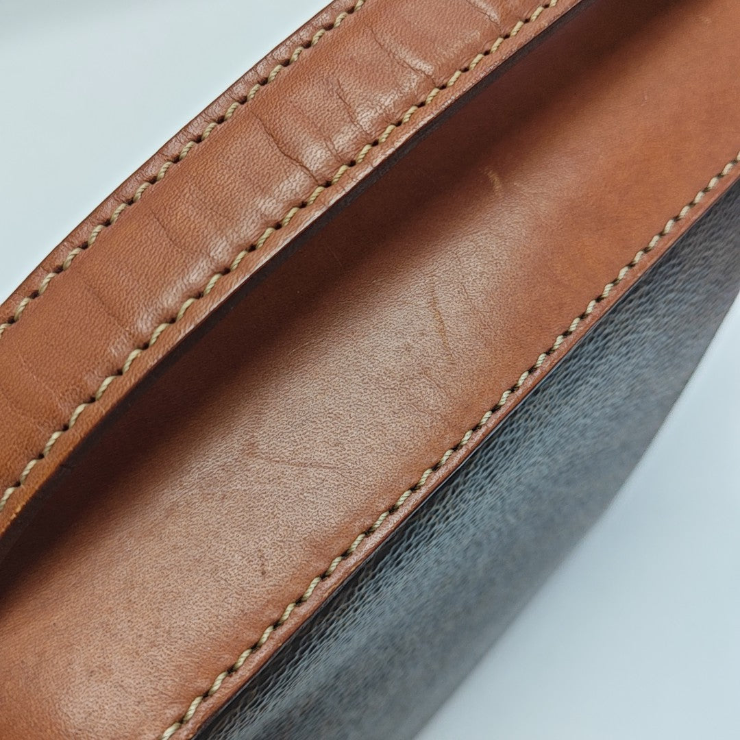 MACADAM TOP HANDLE COSMETIC BAGS Coated Canvas Brown