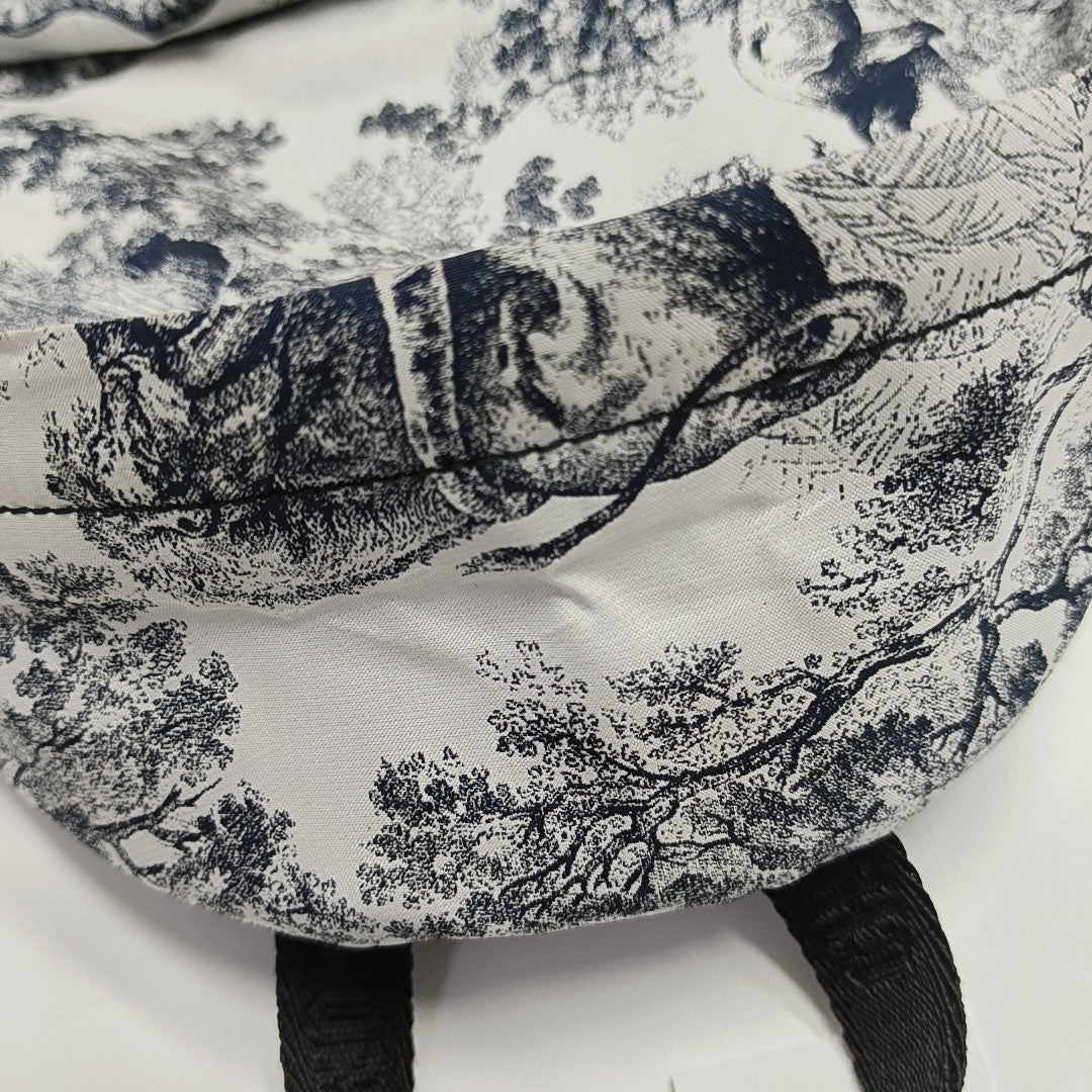 Diortravel Small Fabric Blue