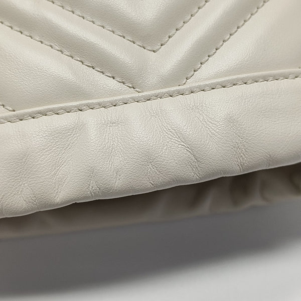 GG Marmont Mini Quilted Calfskin White