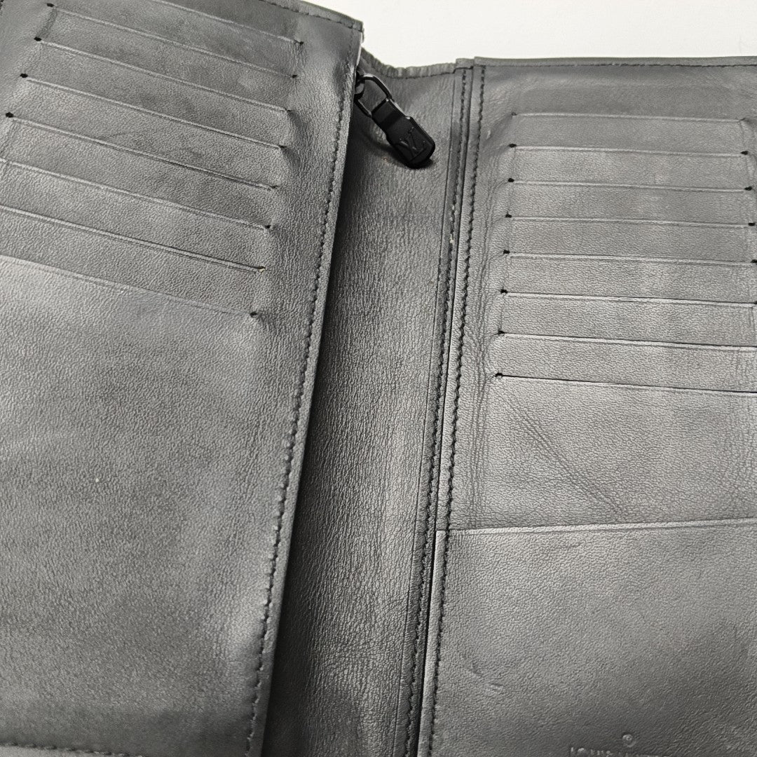 BRAZZA Monogram Calfskin Black Wallet