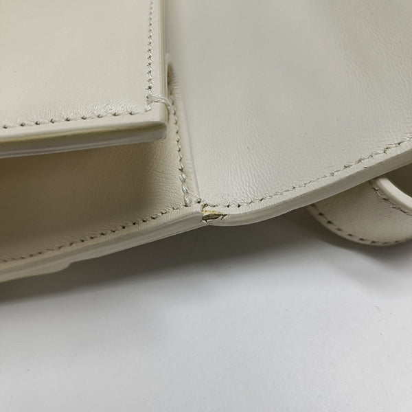 30 Montaigne Calfskin White