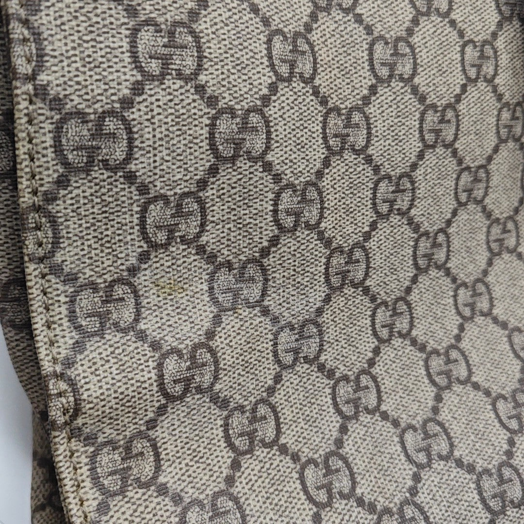 Monogram Coated Canvas Top Handle Bag Beige