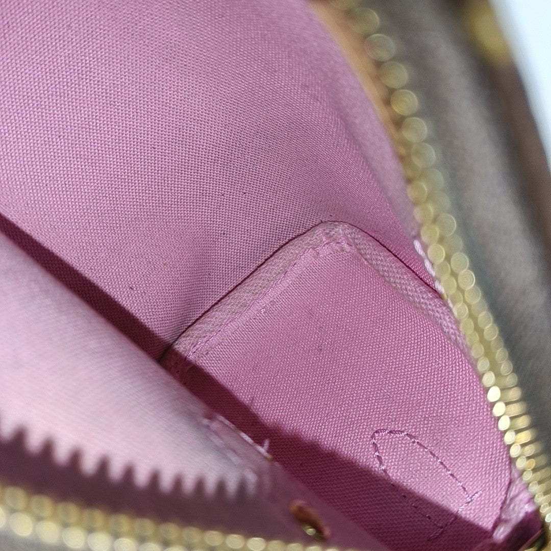 SPEEDY Nano Monogram Coated Canvas Brown