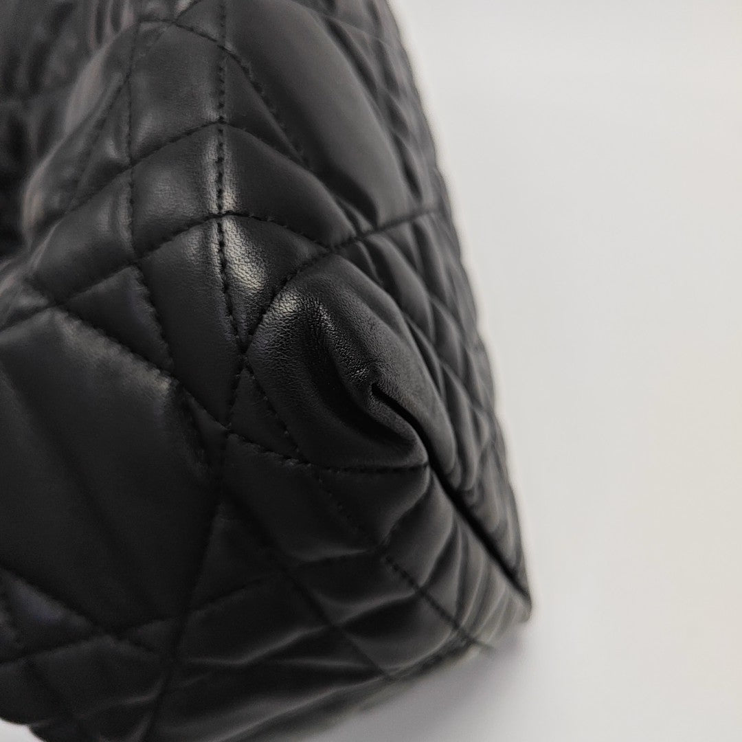 Toujours Medium Cannage Calfskin Black