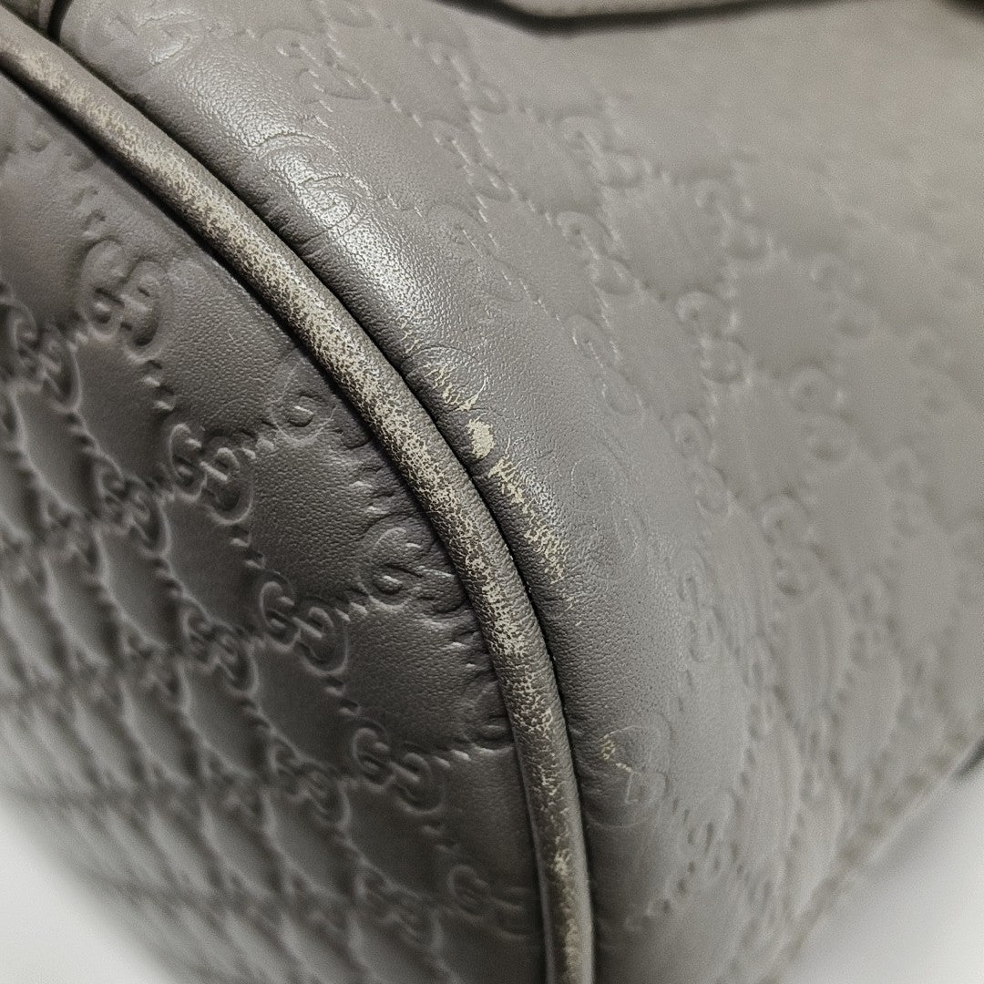Microguccissima Monogram Calfskin Gray