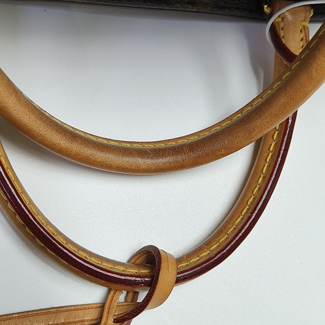 MONTAIGNE BB Monogram Coated Canvas Brown
